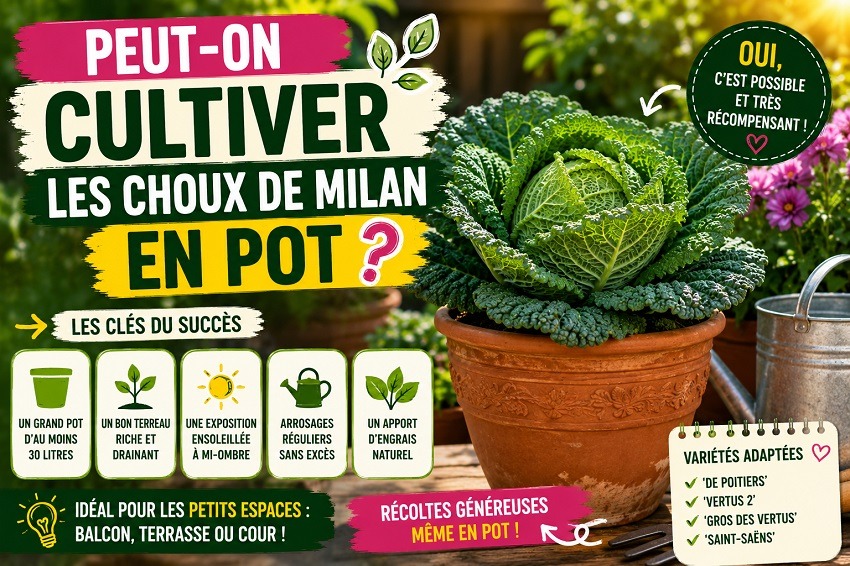 Cultiver les choux de Milan