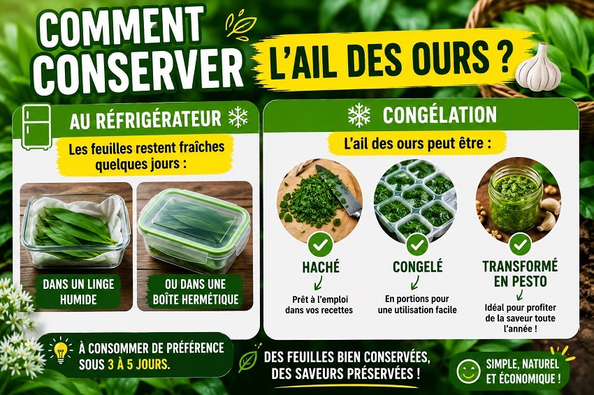 Cueillette ail des ours