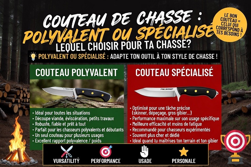 Choisir un couteau de chasse