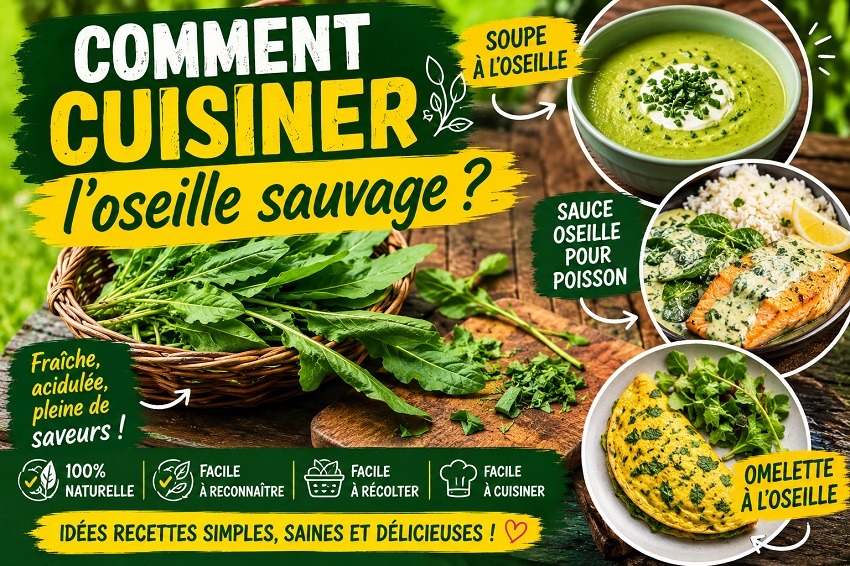 Cueillette oseille sauvage