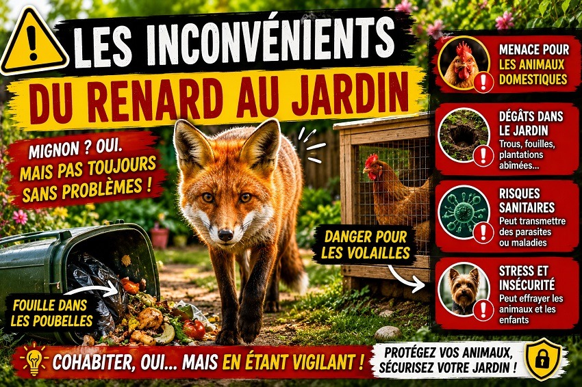 Le renard au jardin