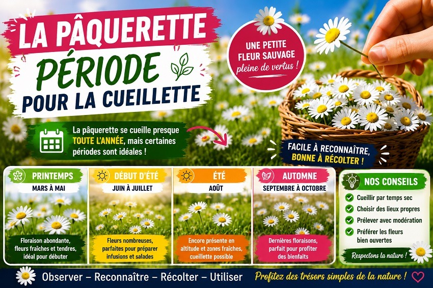 Cueillette de la pâquerette