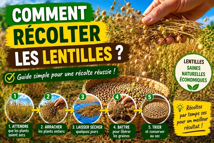 Cultiver des lentilles