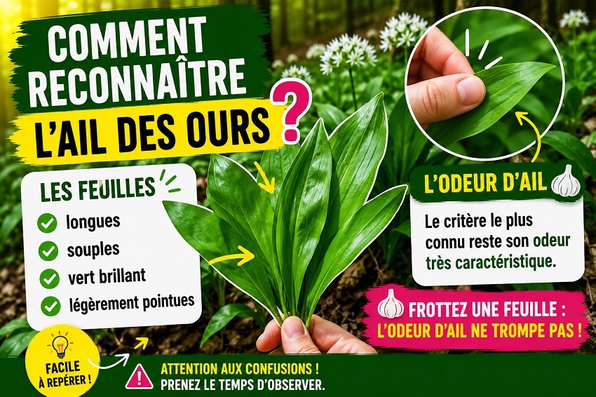Cueillette ail des ours