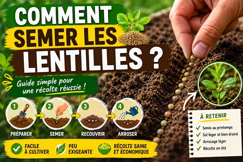Cultiver des lentilles