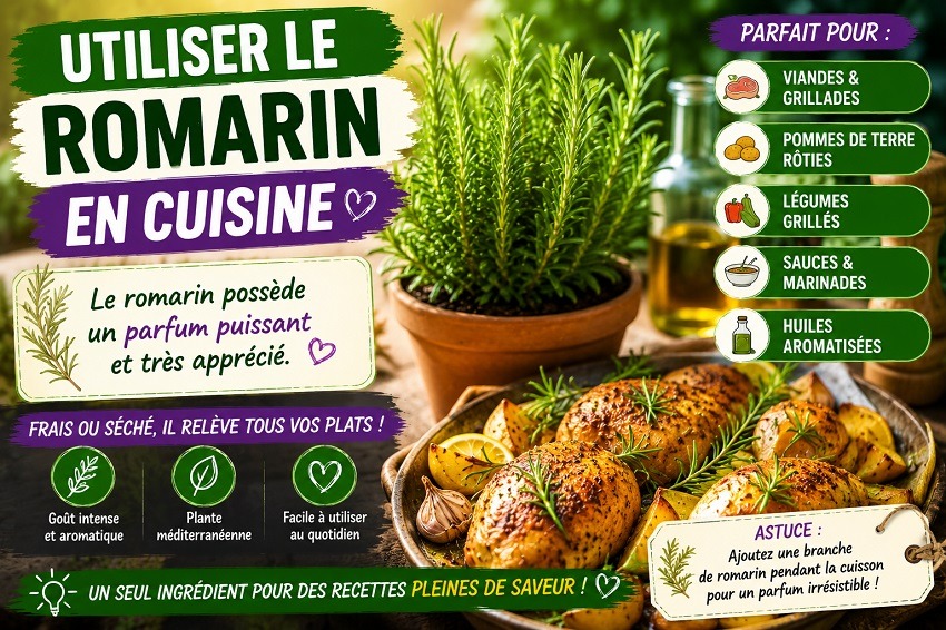 Planter du romarin