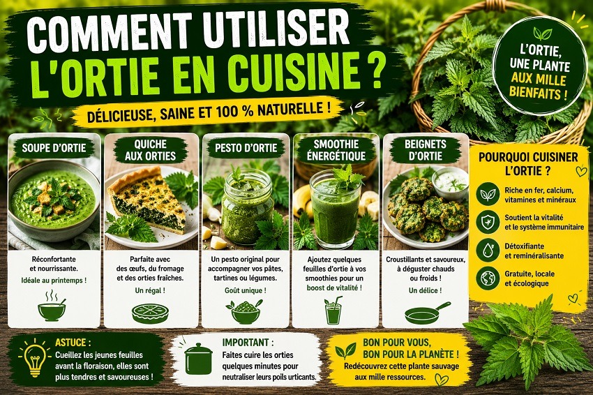 Cueillette de l’ortie