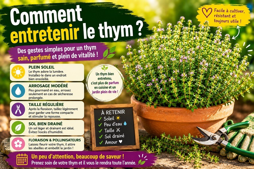 Planter du thym