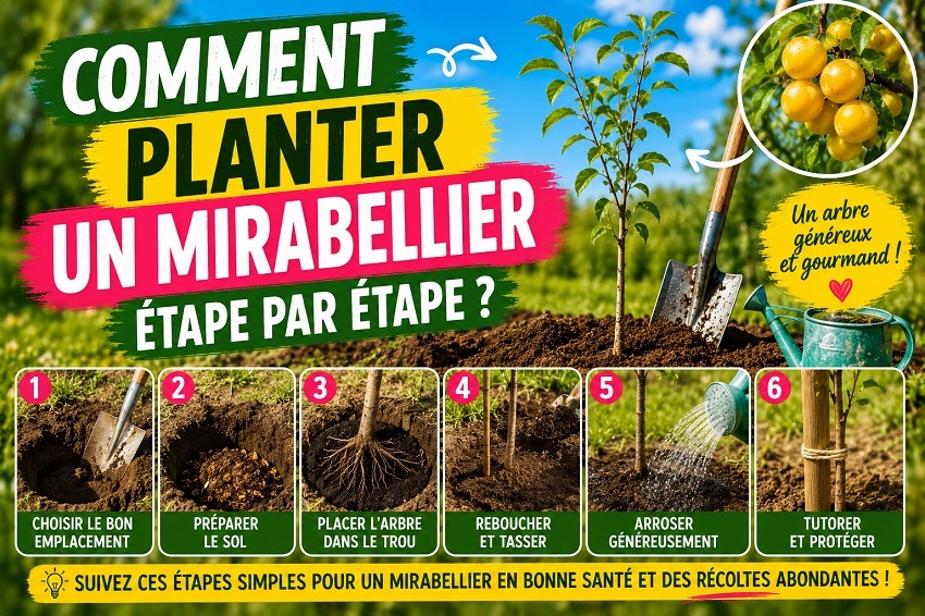 Planter un mirabellier