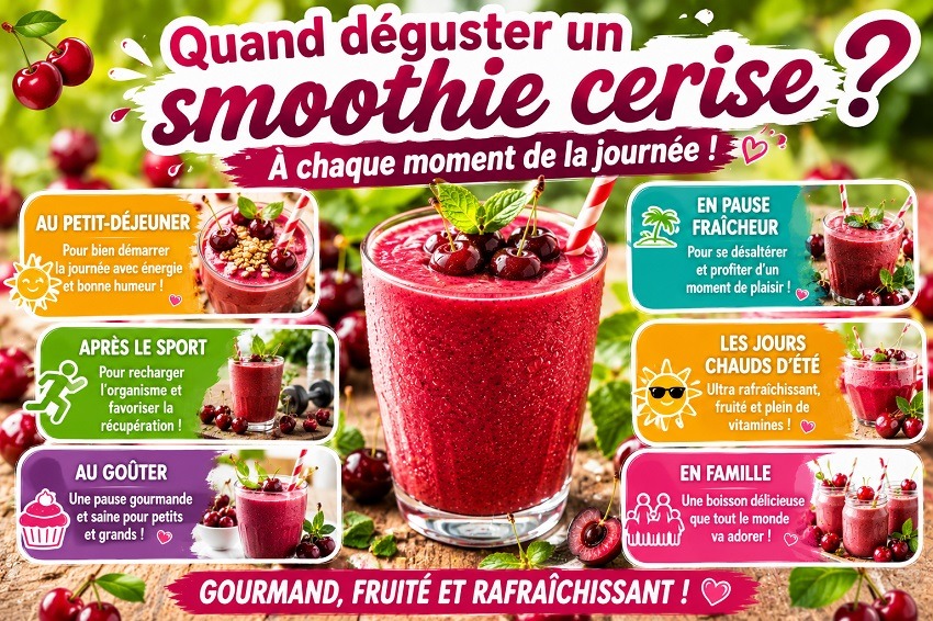 Smoothie cerise