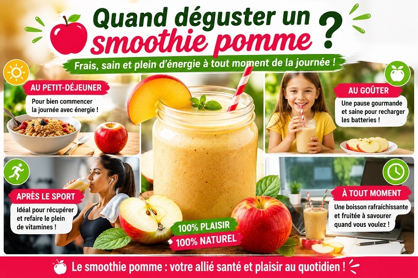 Smoothie pomme
