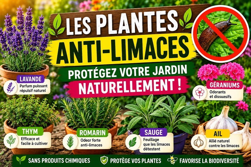 Plantes anti-limaces