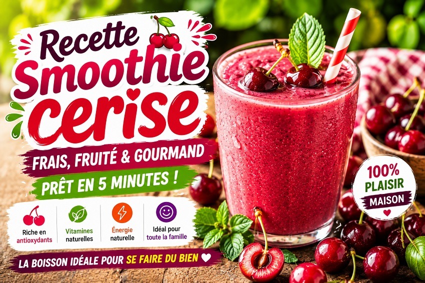 Smoothie cerise