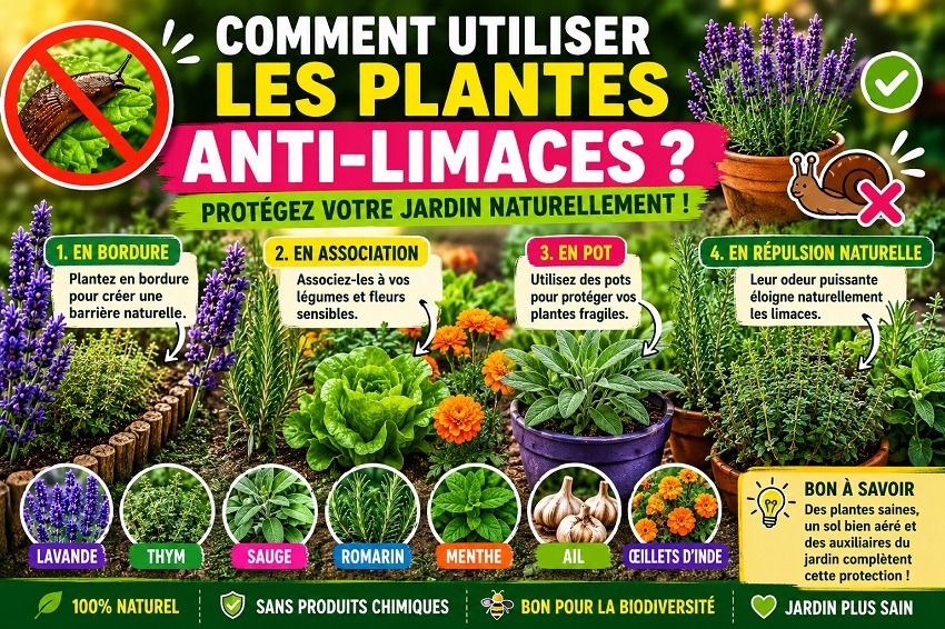 Plantes anti-limaces