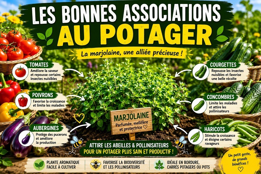 Planter de la Marjolaine