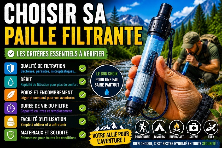 Paille filtrante