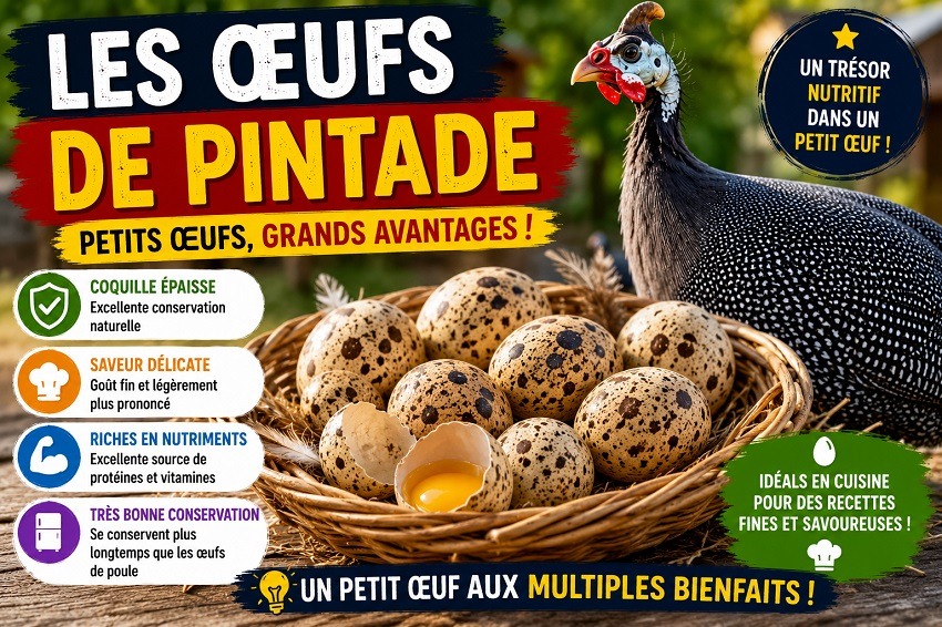 Élever des pintades