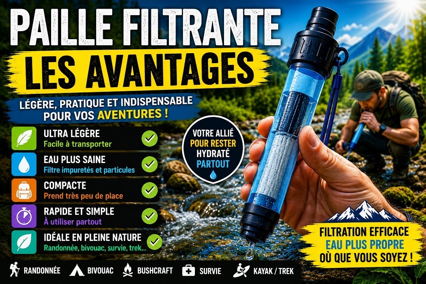 Paille filtrante
