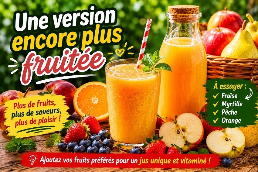 Jus de pomme poire
