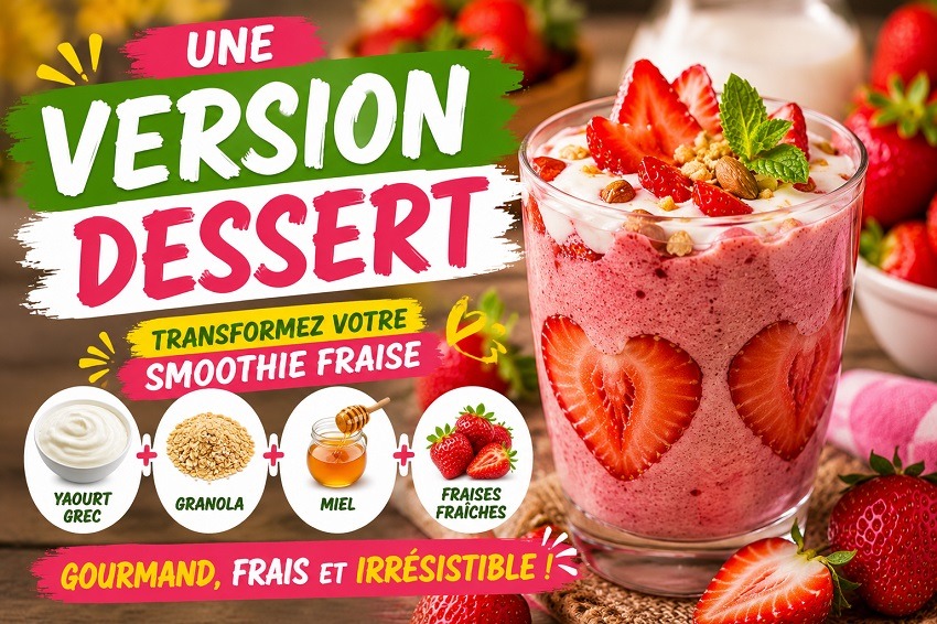 Smoothie fraise