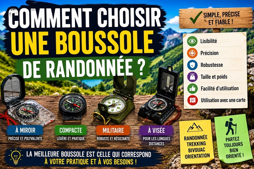 Boussoles de randonnée