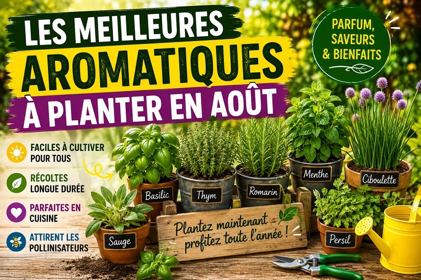 Aromatiques à planter en août