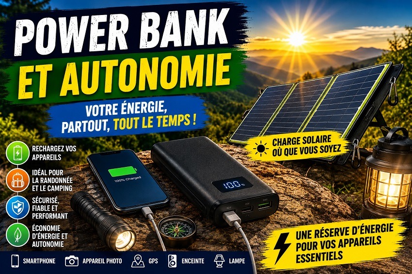 Power bank chargeur portable