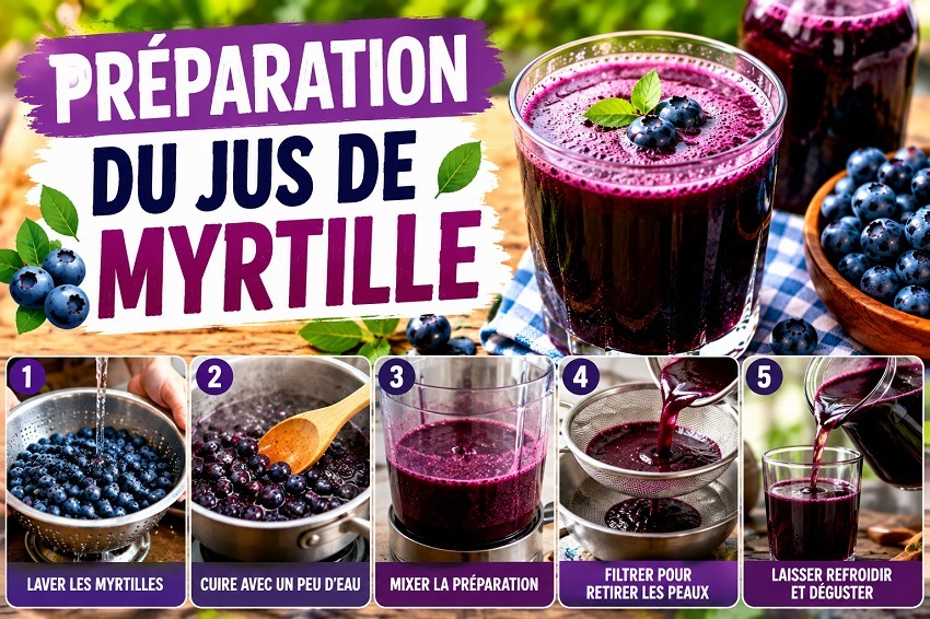 Jus de myrtille