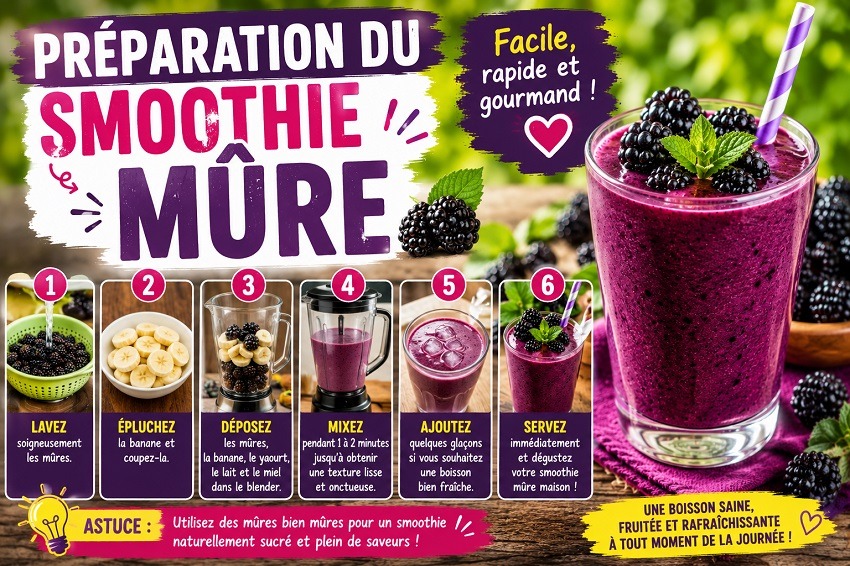 Smoothie mûre