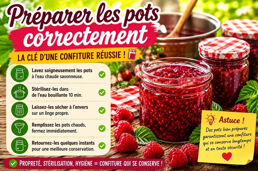 Confiture de framboises