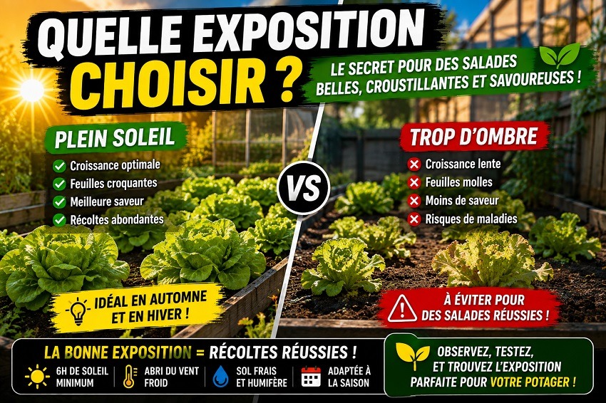 Planter la salade