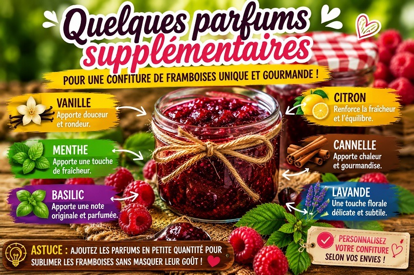 Confiture de framboises
