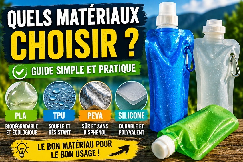 Les bouteilles pliables
