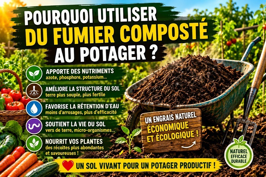 Le fumier composté