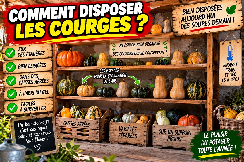 Stocker les courges