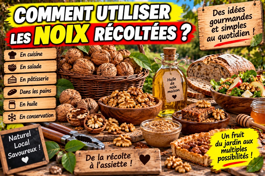 Récolte de noix