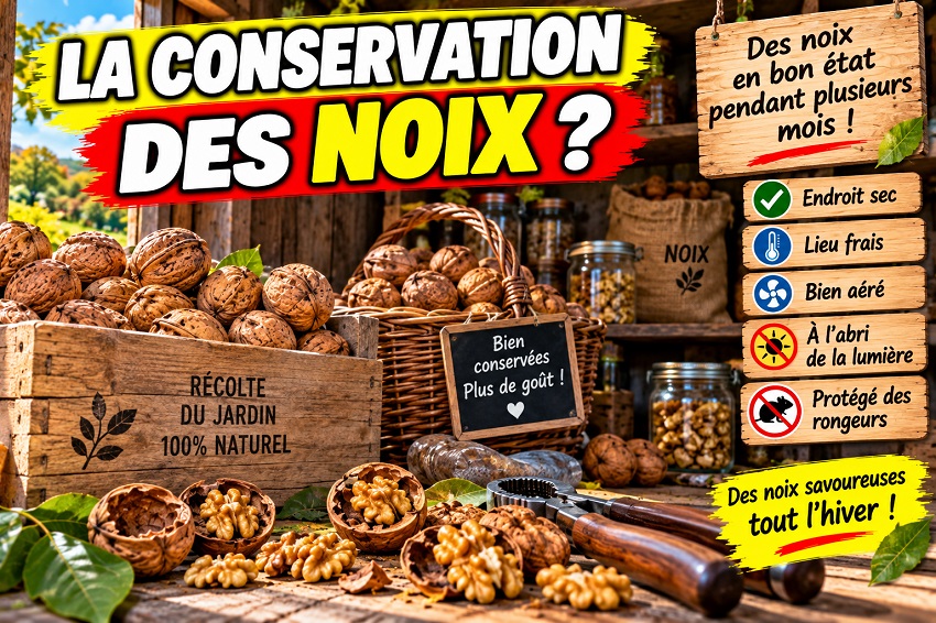 Récolte de noix