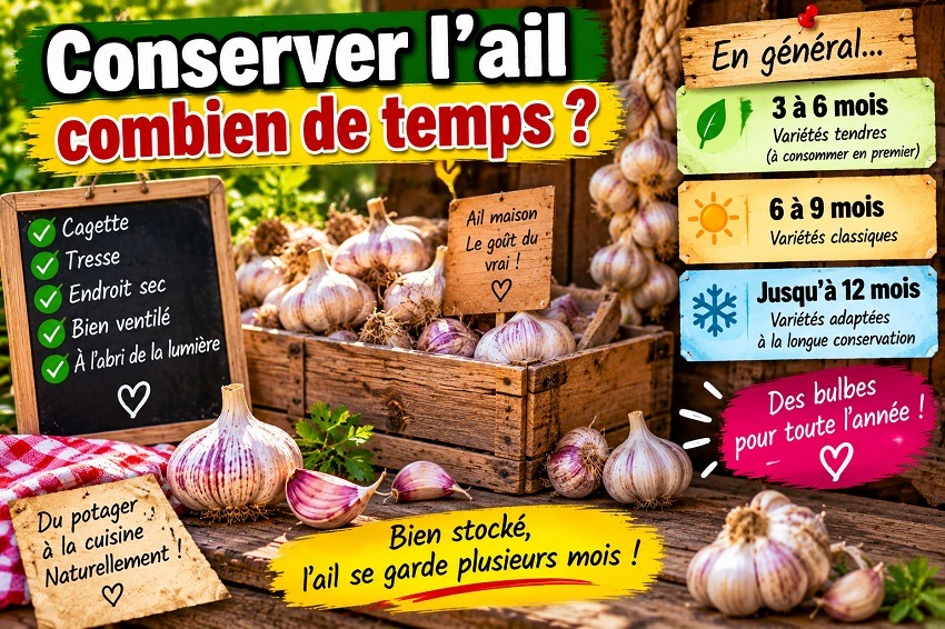 Comment stocker l’ail
