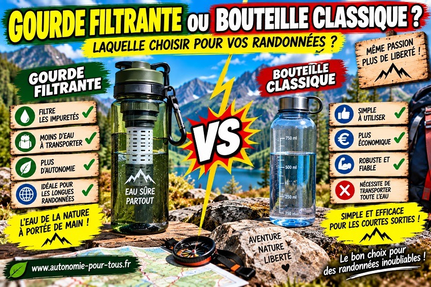 Gourdes filtrantes
