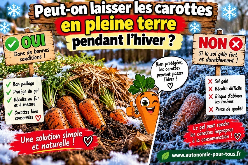 Stocker les carottes