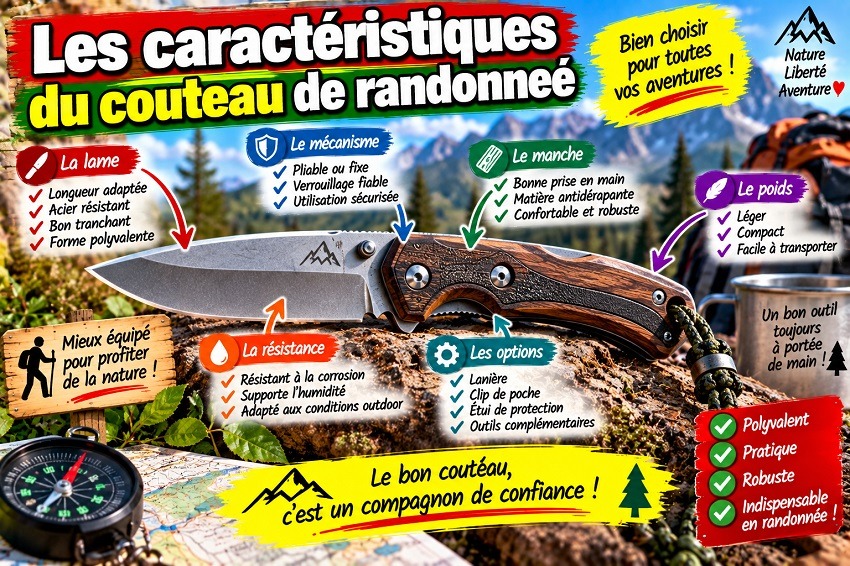 Couteau de randonnée