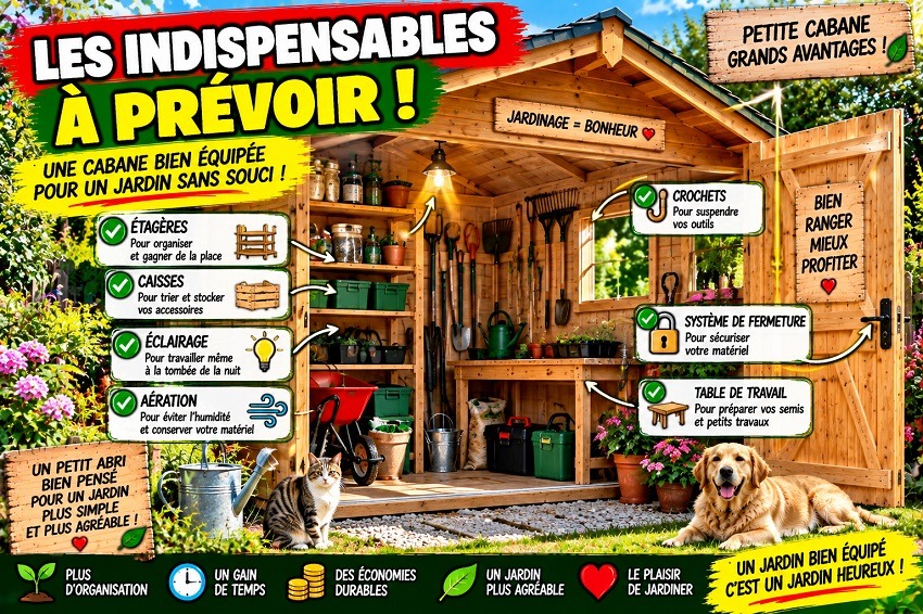 Petite cabane de jardin