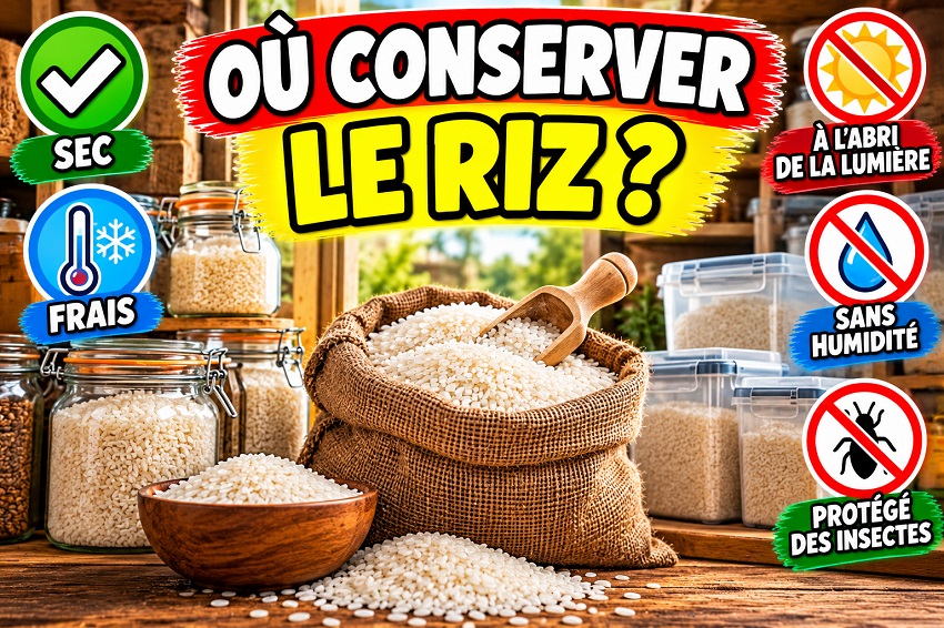 Stocker du riz