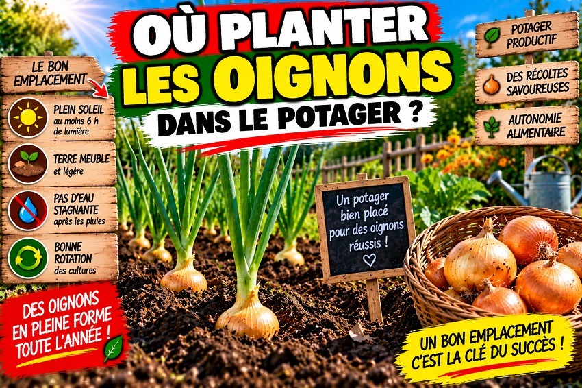 Planter des oignons