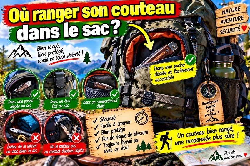 Couteau de randonnée