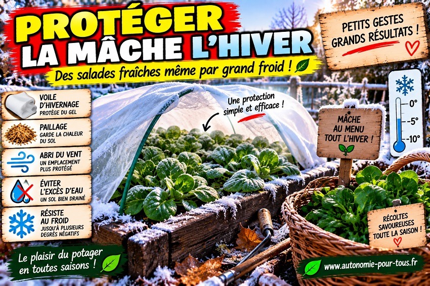 Planter de la mâche