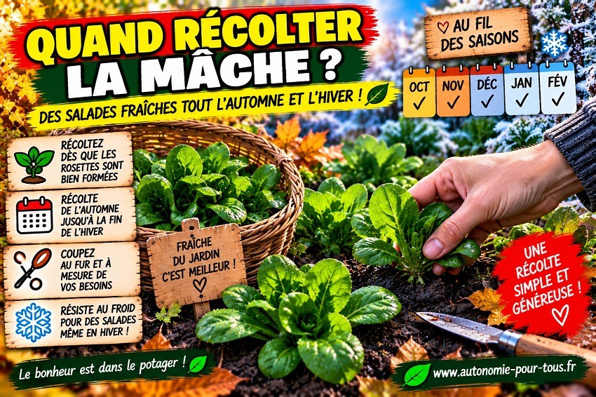 Planter de la mâche