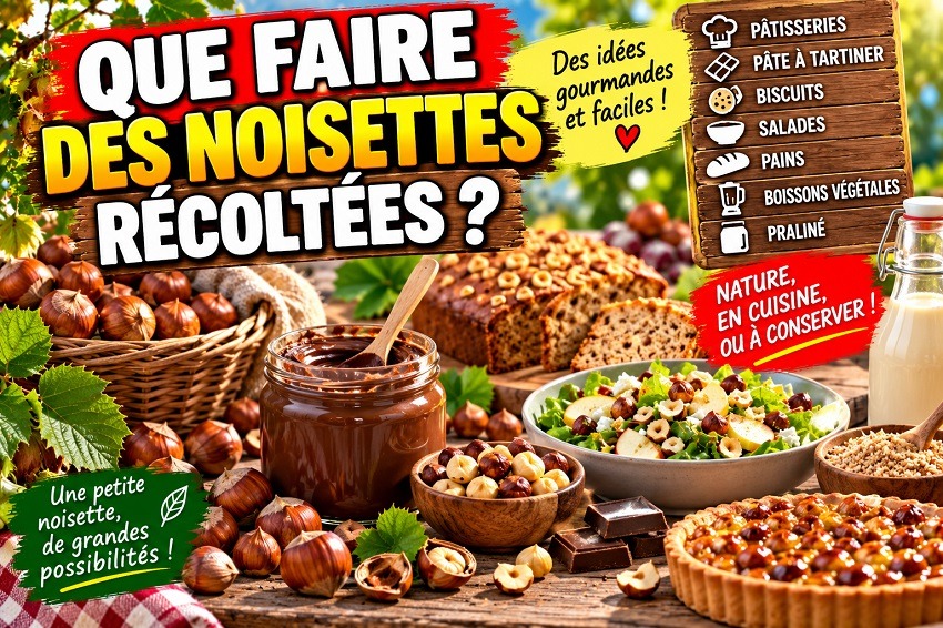 Cueillette de noisettes