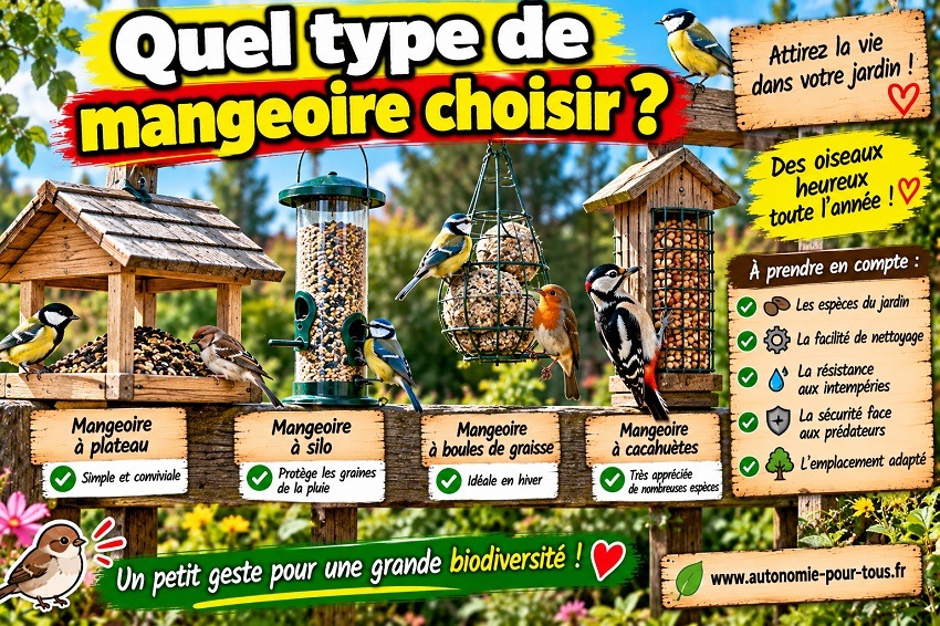 Mangeoires pour oiseaux