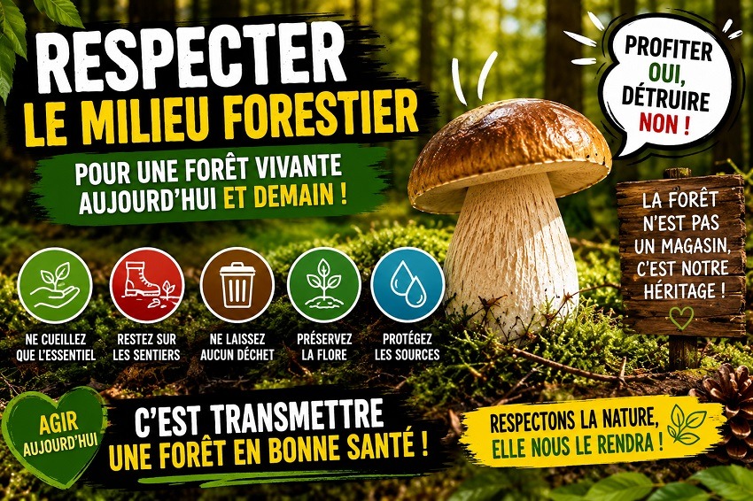 Cueillette de bolets